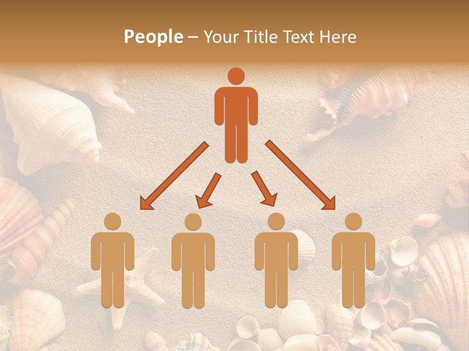Seashells On Sand PowerPoint Template