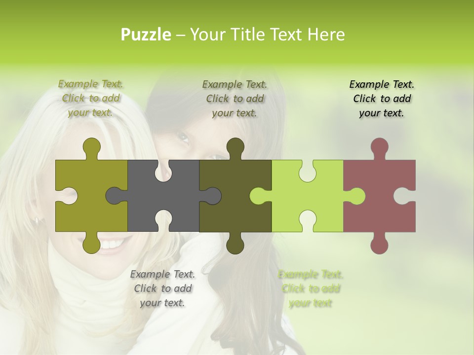 Enjoyment Horizontal Child PowerPoint Template