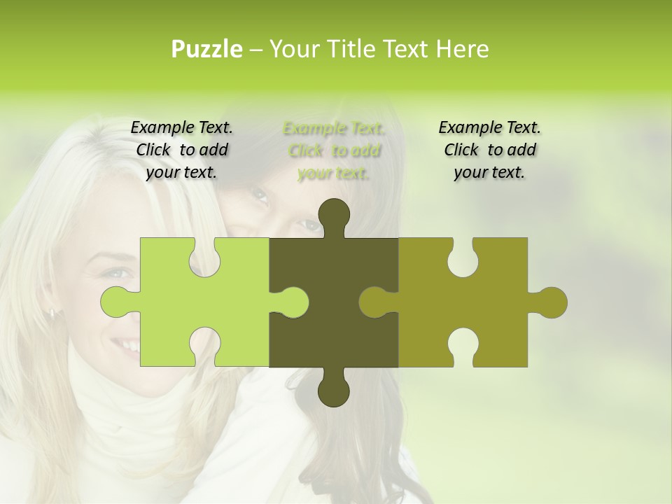 Enjoyment Horizontal Child PowerPoint Template