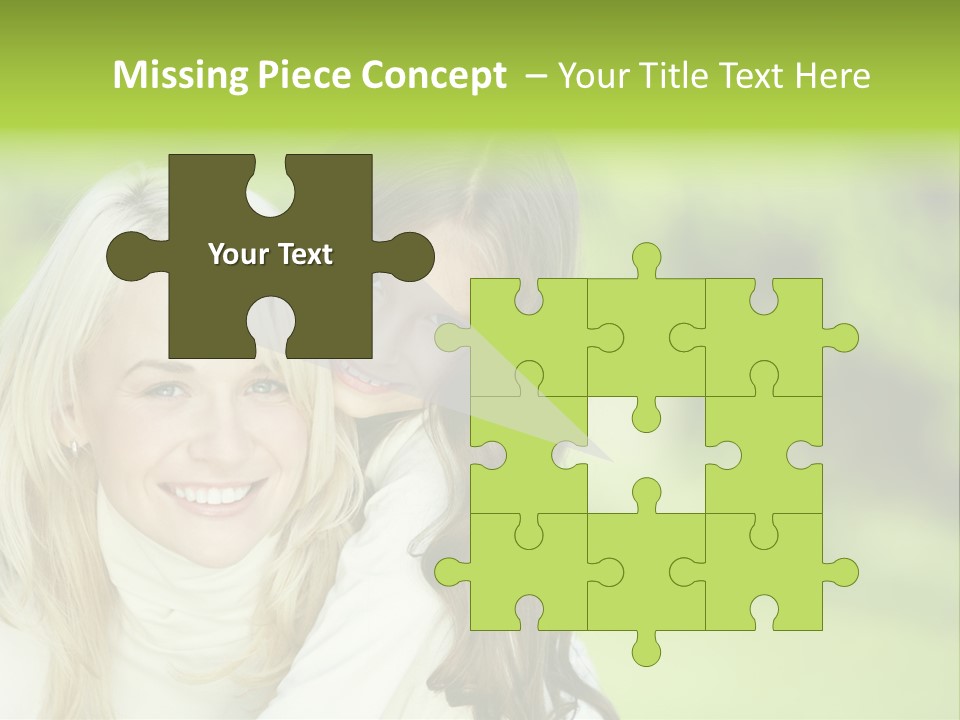 Enjoyment Horizontal Child PowerPoint Template