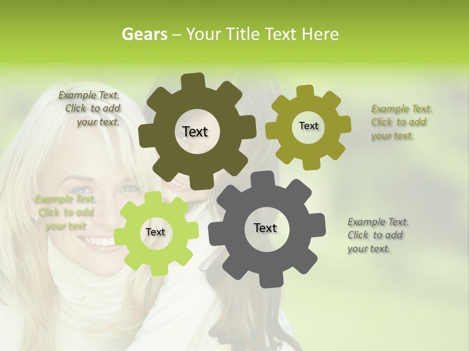 Enjoyment Horizontal Child PowerPoint Template