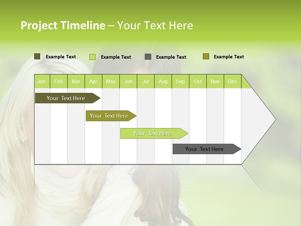 Enjoyment Horizontal Child PowerPoint Template
