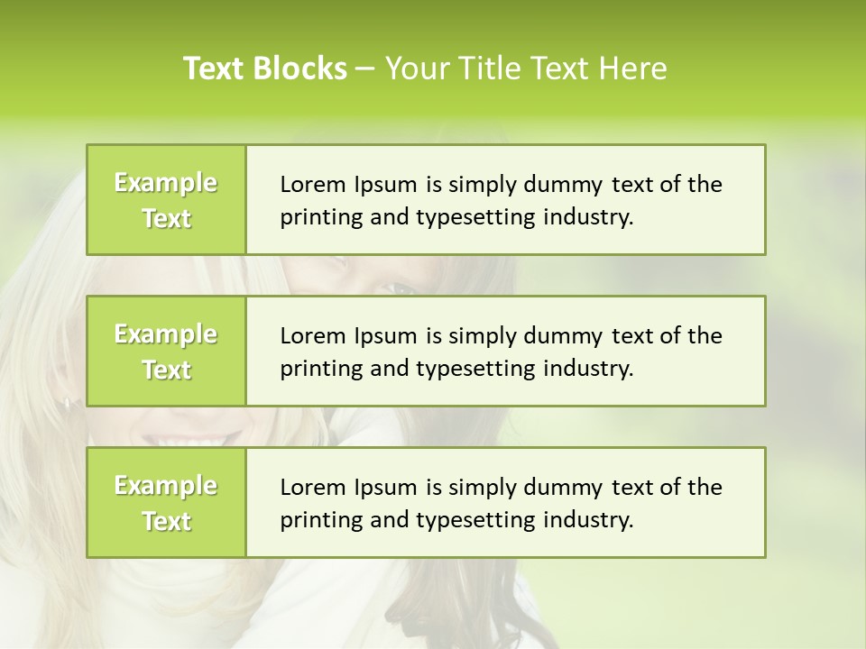 Enjoyment Horizontal Child PowerPoint Template