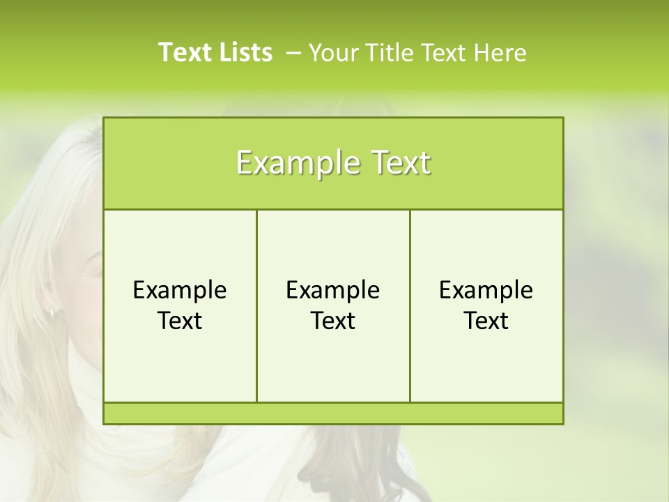 Enjoyment Horizontal Child PowerPoint Template