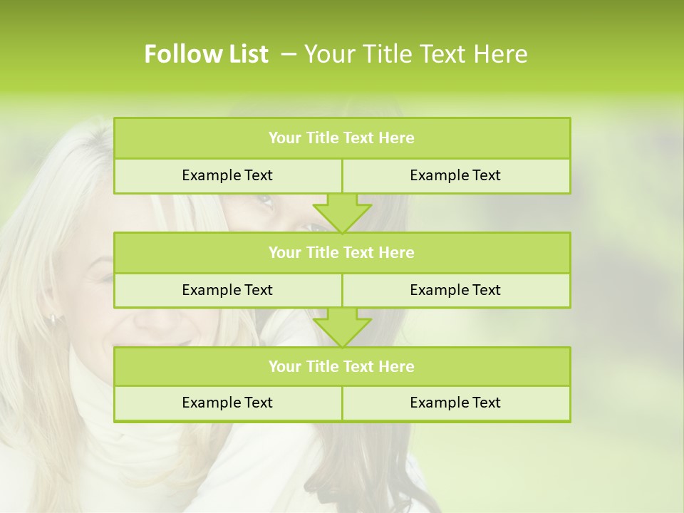 Enjoyment Horizontal Child PowerPoint Template