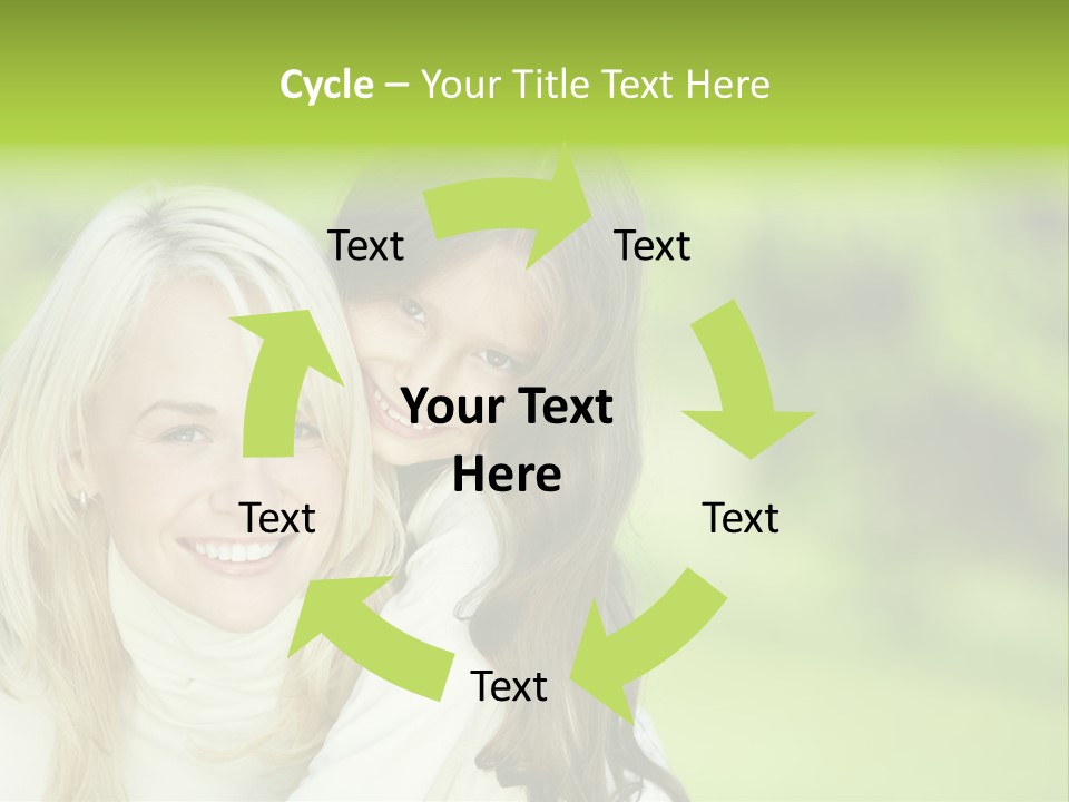 Enjoyment Horizontal Child PowerPoint Template