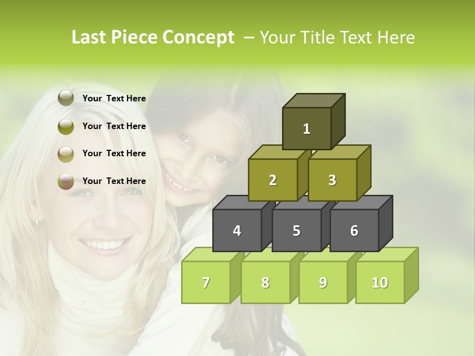 Enjoyment Horizontal Child PowerPoint Template