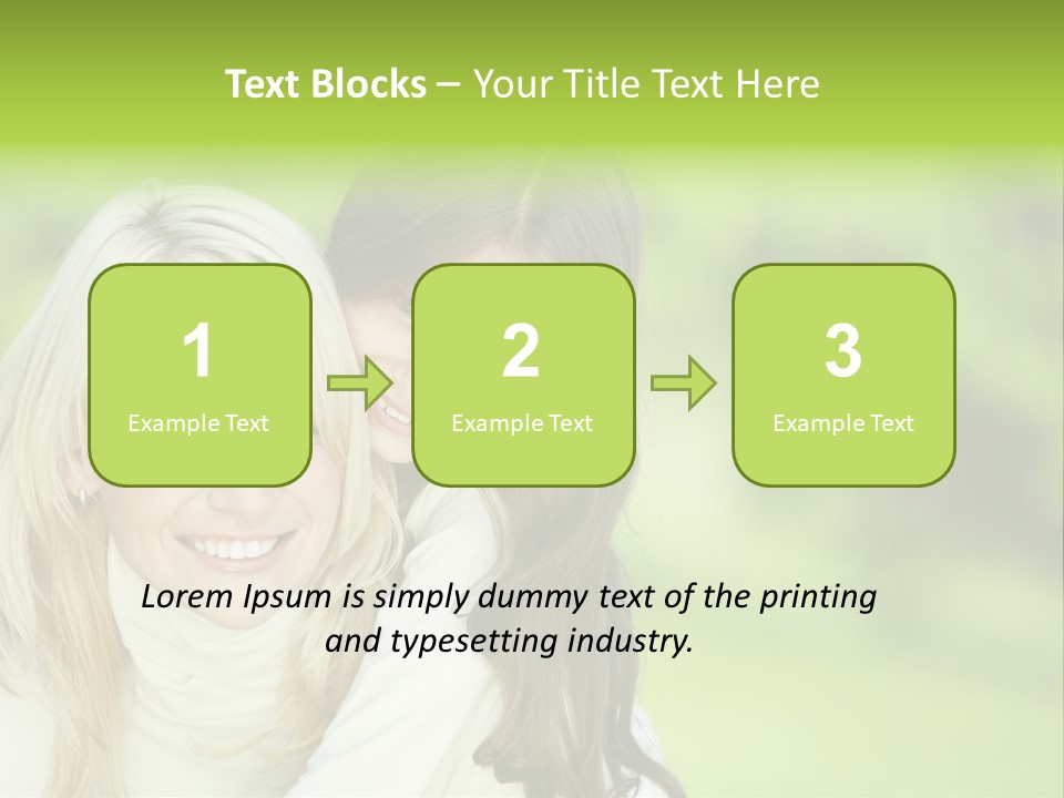 Enjoyment Horizontal Child PowerPoint Template