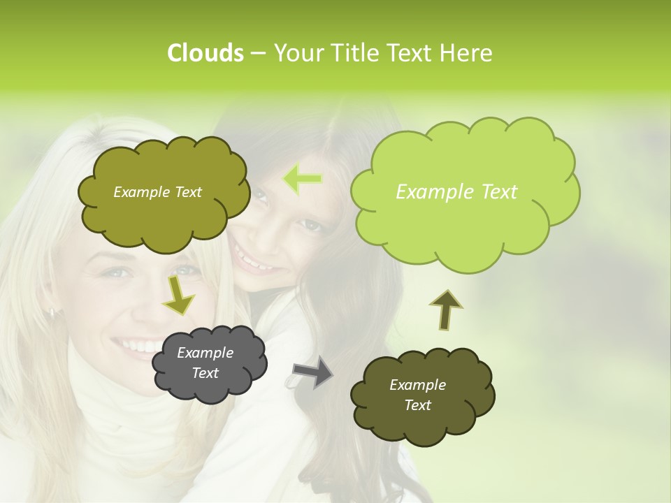 Enjoyment Horizontal Child PowerPoint Template