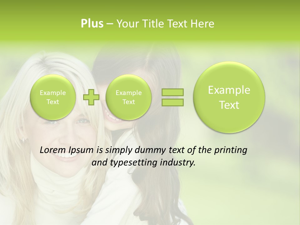 Enjoyment Horizontal Child PowerPoint Template