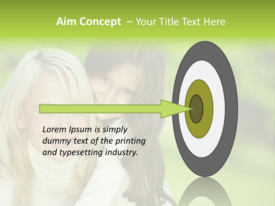 Enjoyment Horizontal Child PowerPoint Template