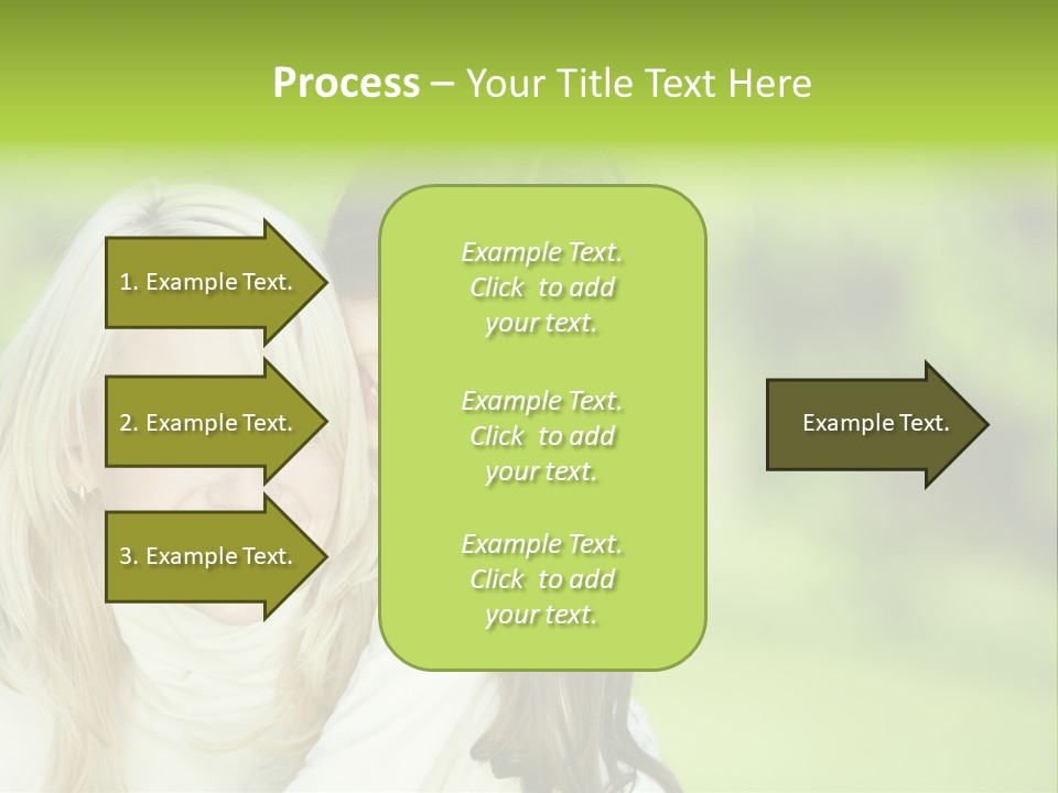 Enjoyment Horizontal Child PowerPoint Template