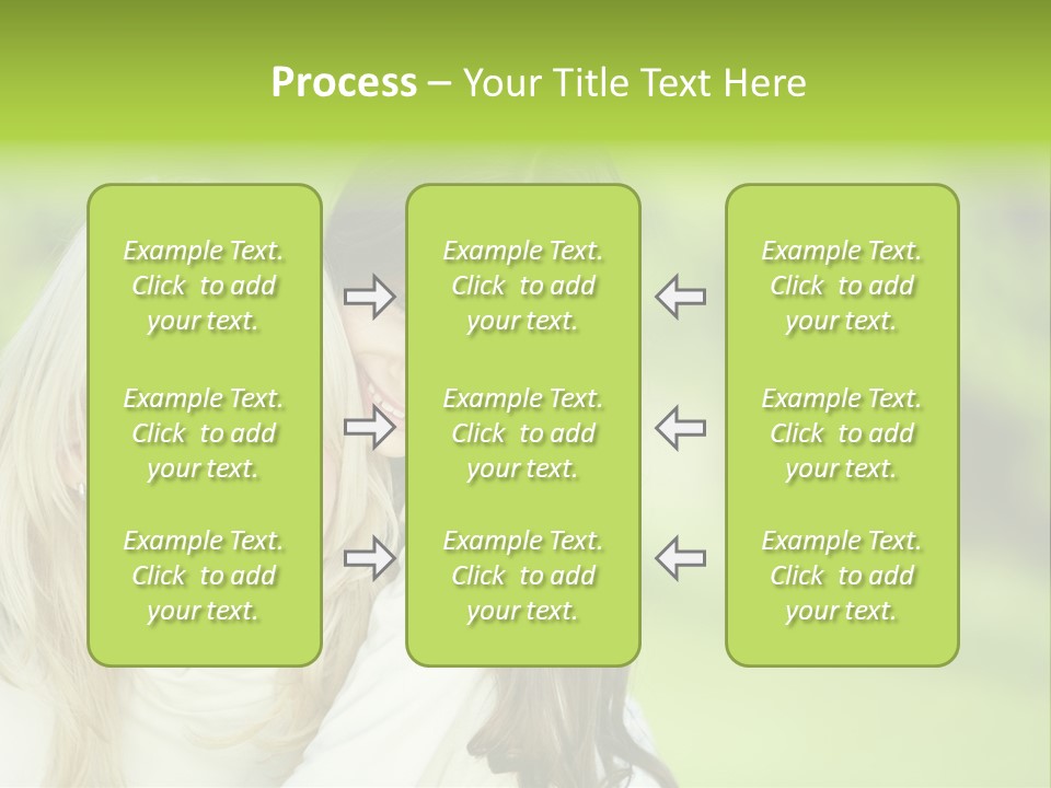 Enjoyment Horizontal Child PowerPoint Template