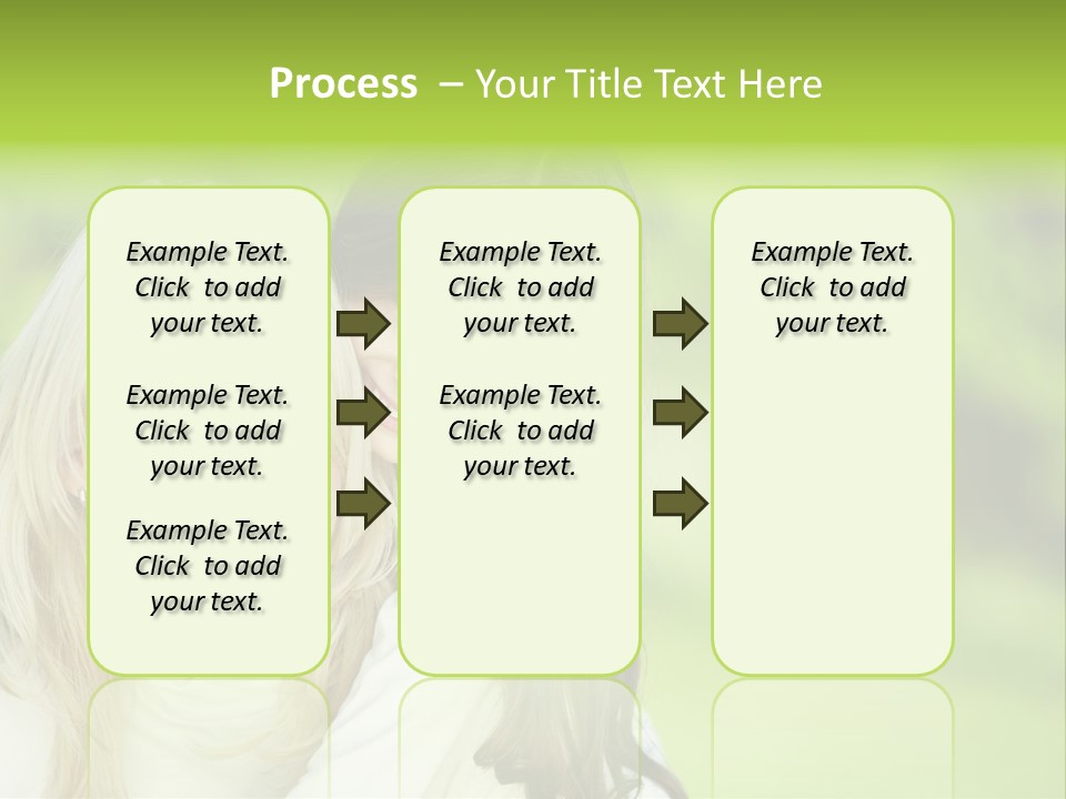 Enjoyment Horizontal Child PowerPoint Template