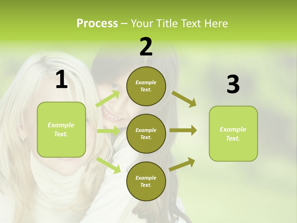 Enjoyment Horizontal Child PowerPoint Template
