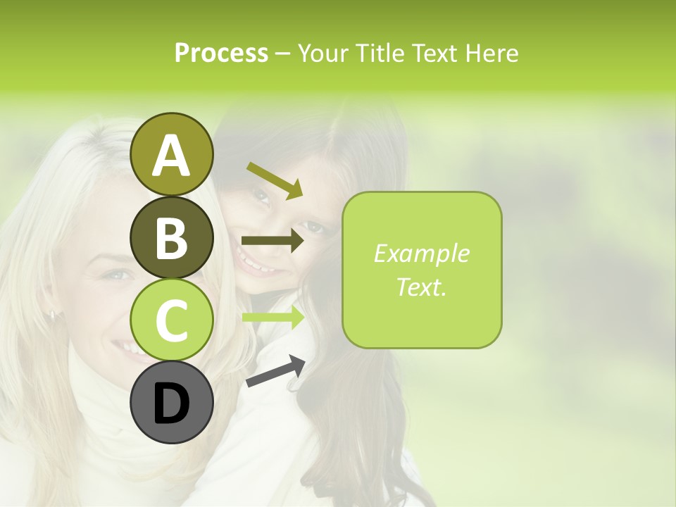 Enjoyment Horizontal Child PowerPoint Template