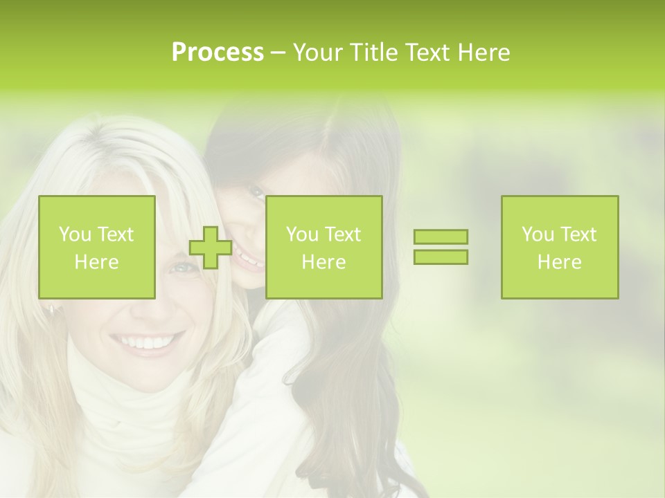 Enjoyment Horizontal Child PowerPoint Template