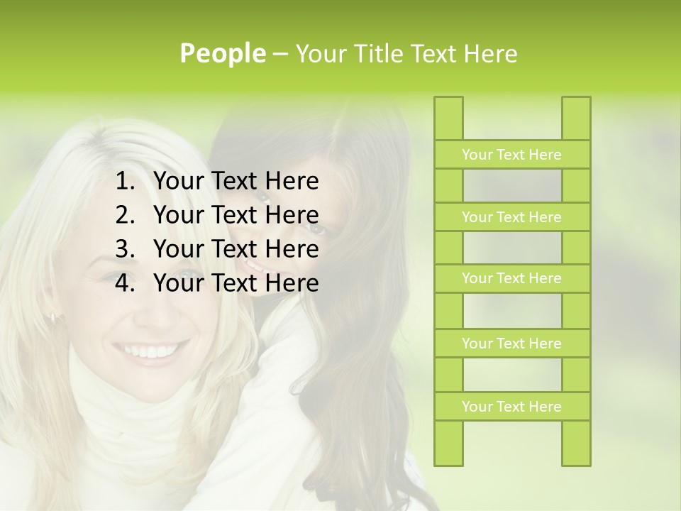 Enjoyment Horizontal Child PowerPoint Template