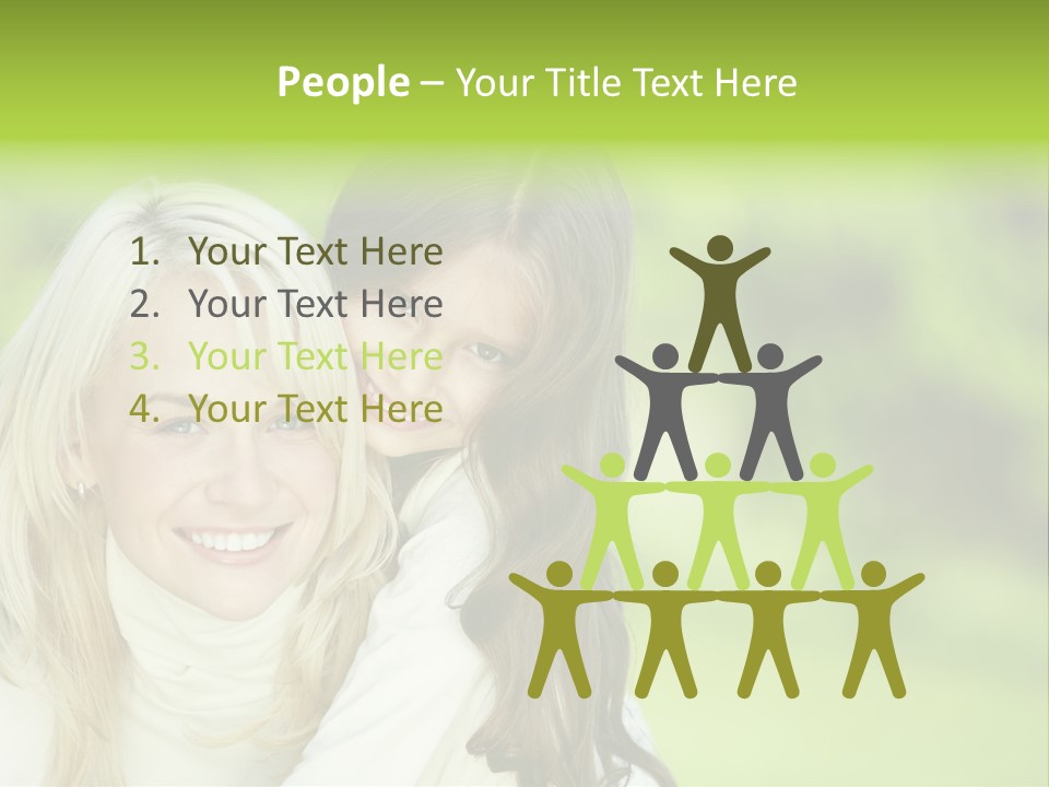 Enjoyment Horizontal Child PowerPoint Template