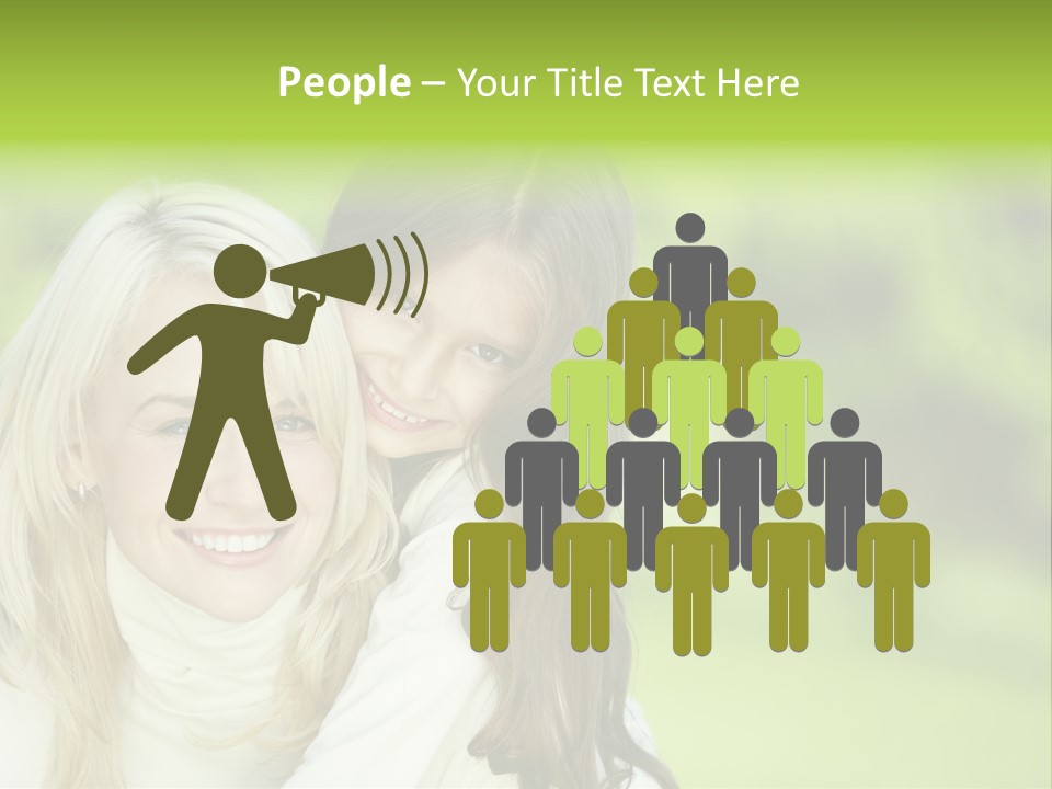 Enjoyment Horizontal Child PowerPoint Template