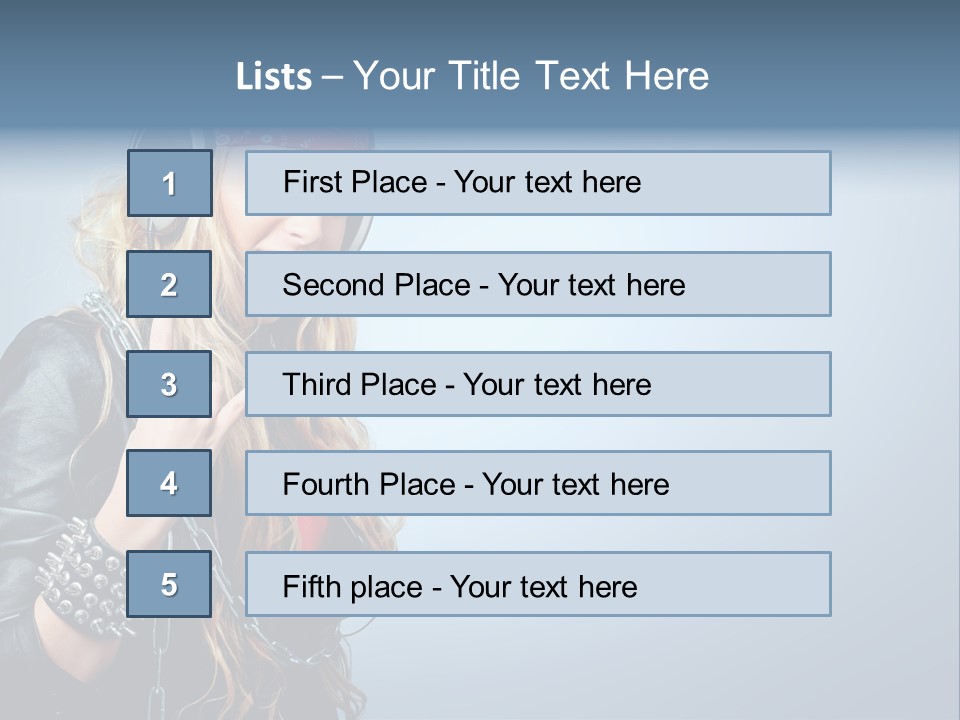 Studio Music Background PowerPoint Template