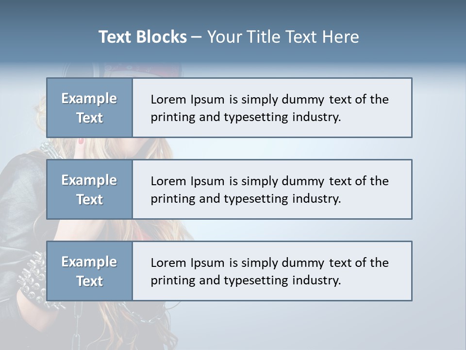 Studio Music Background PowerPoint Template