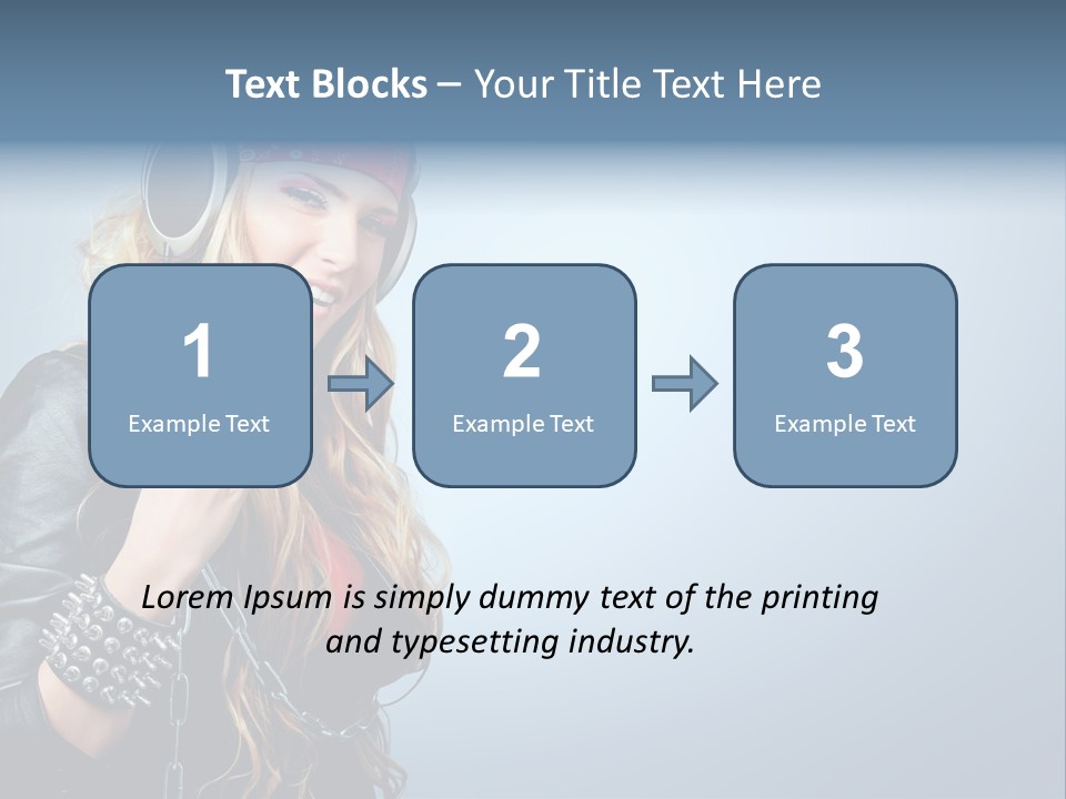 Studio Music Background PowerPoint Template