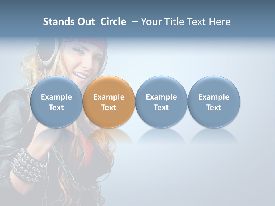 Studio Music Background PowerPoint Template