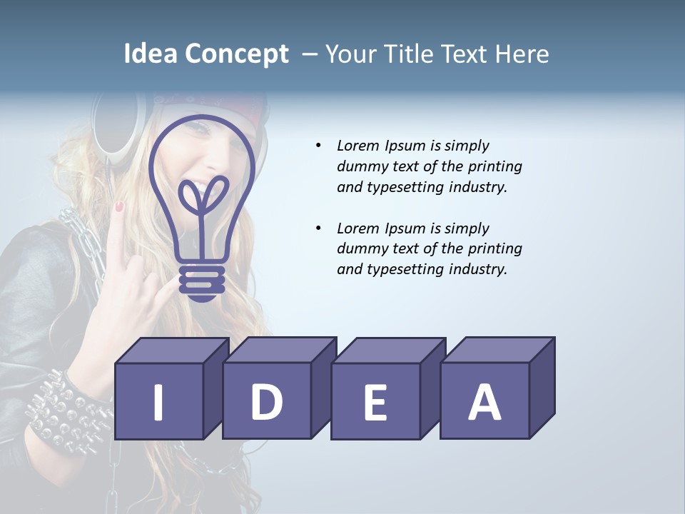 Studio Music Background PowerPoint Template