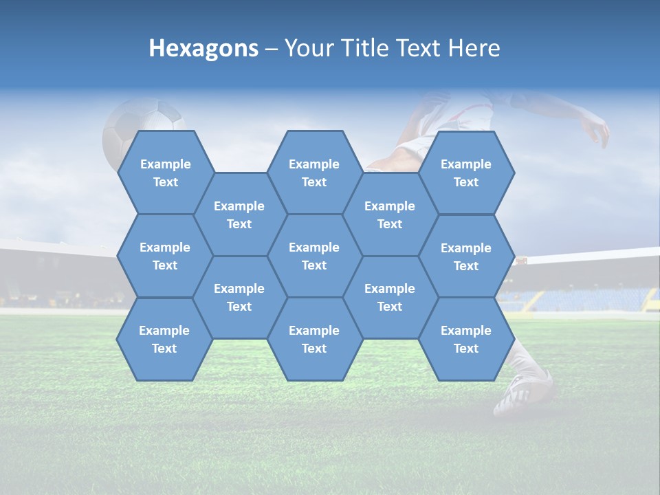 Football Stadium Field PowerPoint Template