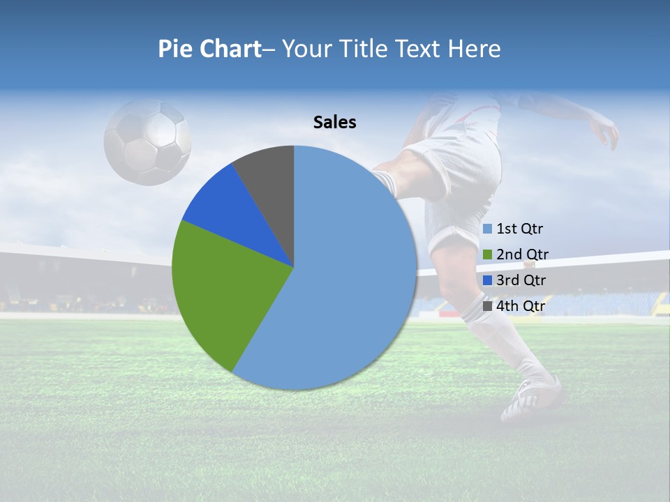 Football Stadium Field PowerPoint Template