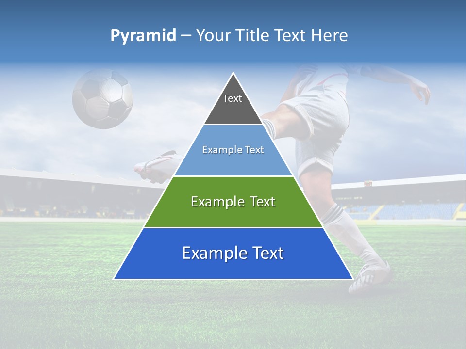 Football Stadium Field PowerPoint Template