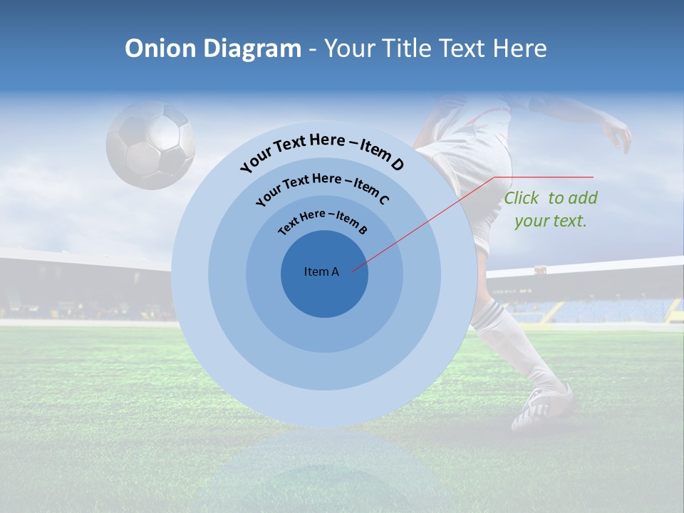 Football Stadium Field PowerPoint Template