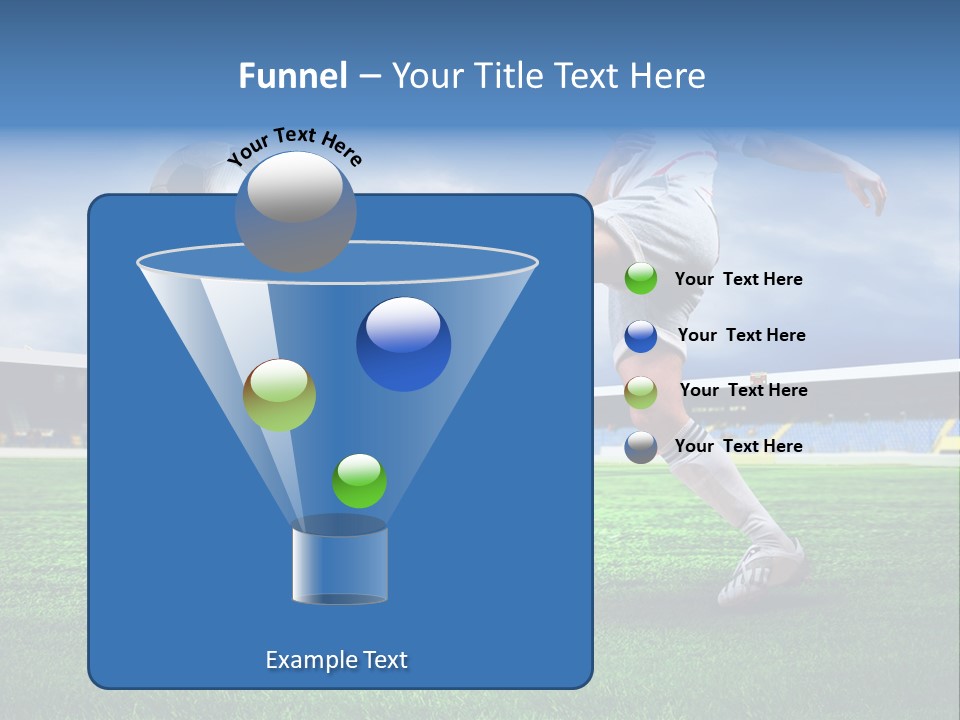 Football Stadium Field PowerPoint Template