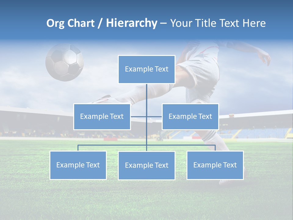 Football Stadium Field PowerPoint Template