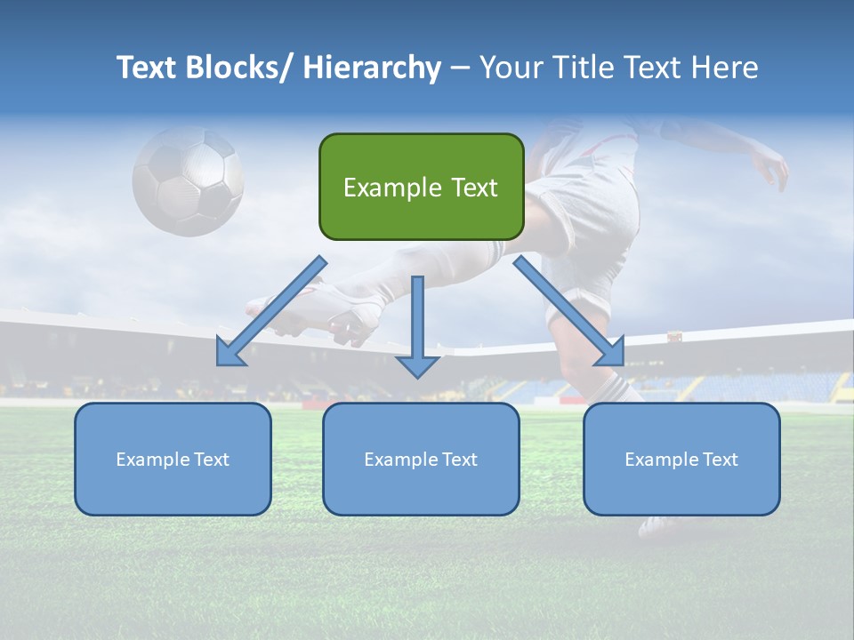 Football Stadium Field PowerPoint Template