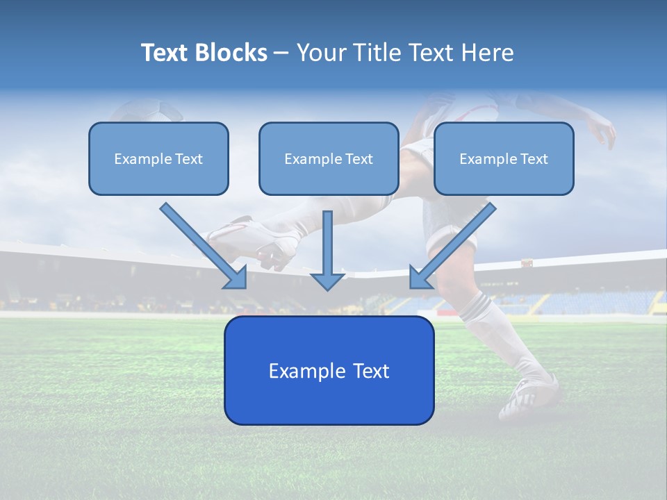 Football Stadium Field PowerPoint Template