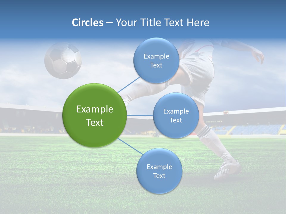 Football Stadium Field PowerPoint Template