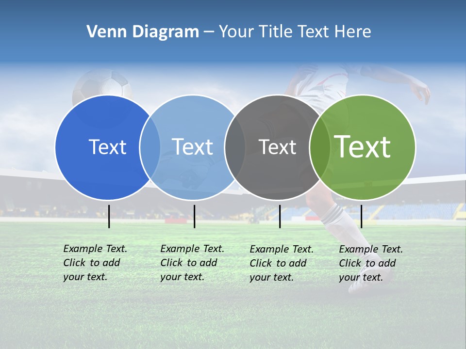 Football Stadium Field PowerPoint Template