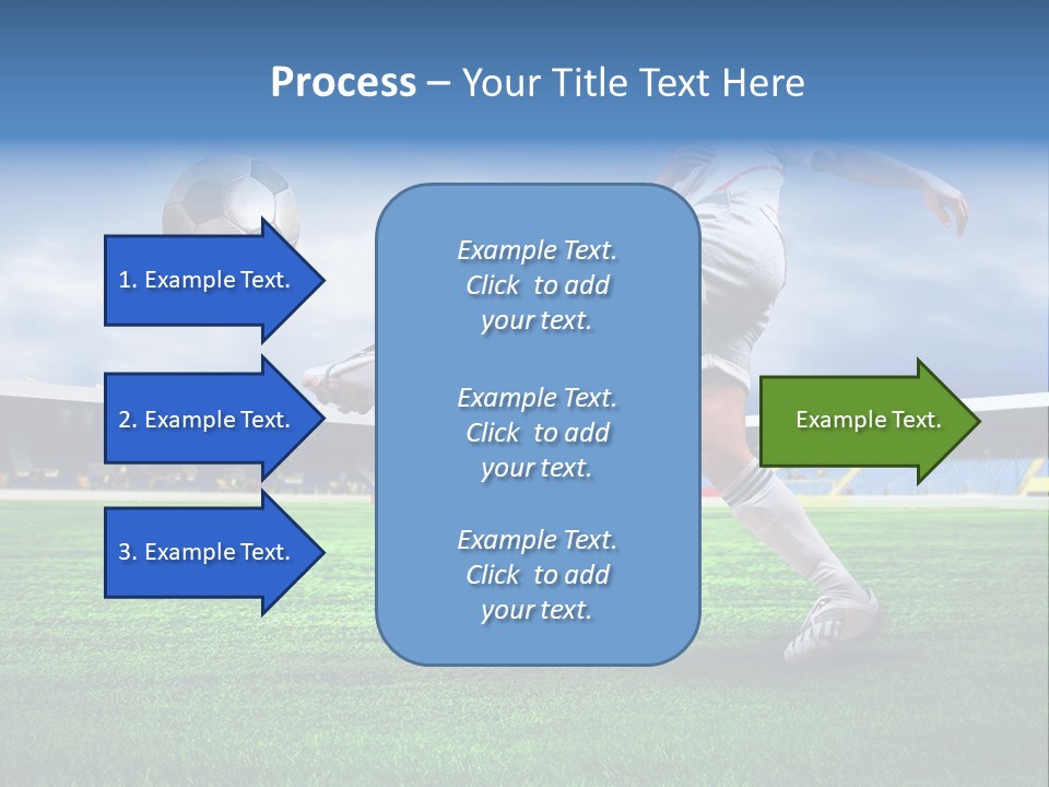 Football Stadium Field PowerPoint Template