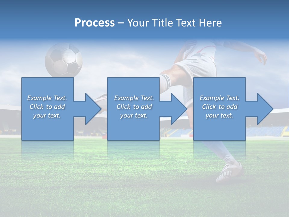 Football Stadium Field PowerPoint Template