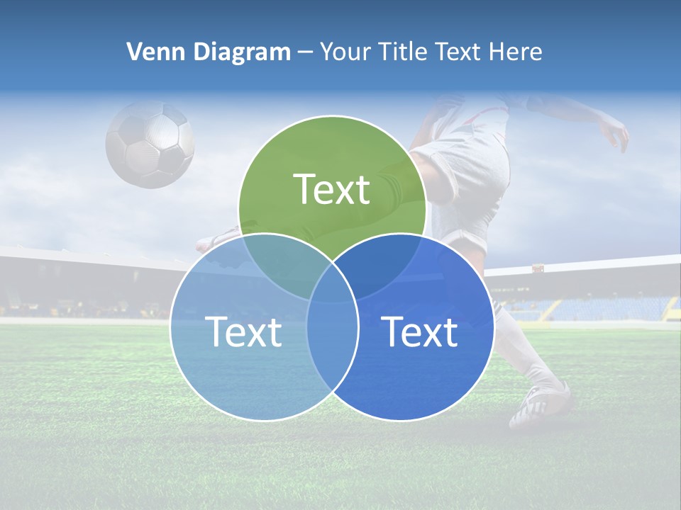 Football Stadium Field PowerPoint Template