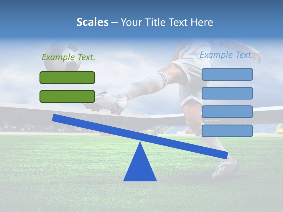 Football Stadium Field PowerPoint Template