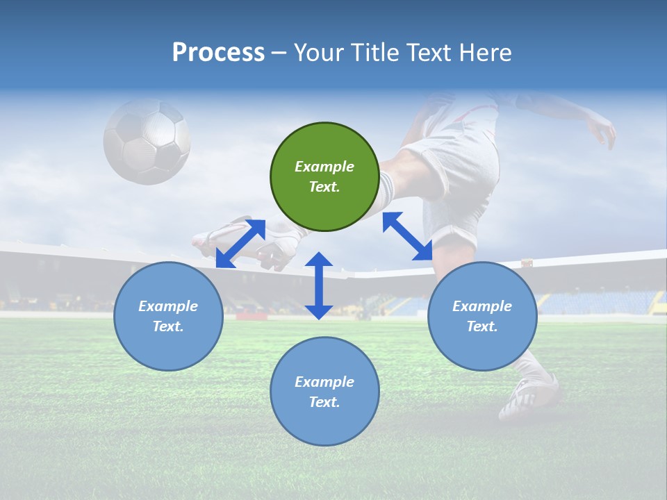 Football Stadium Field PowerPoint Template