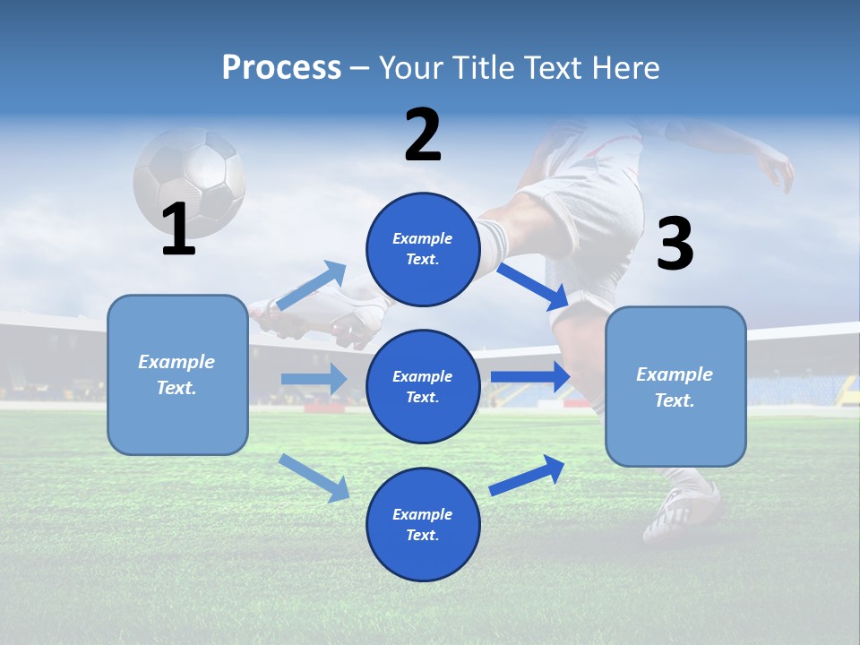 Football Stadium Field PowerPoint Template