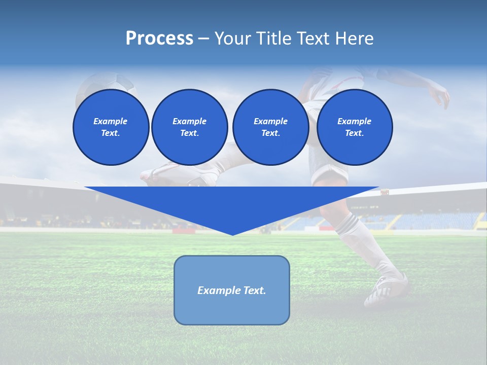 Football Stadium Field PowerPoint Template