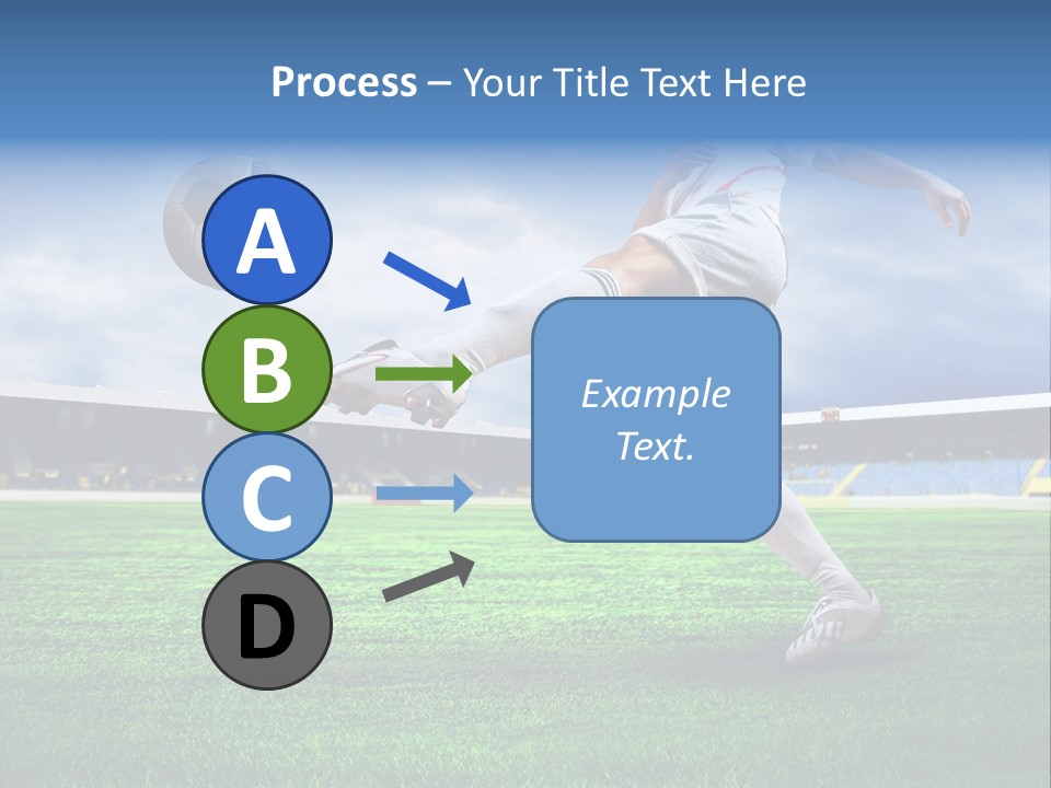Football Stadium Field PowerPoint Template