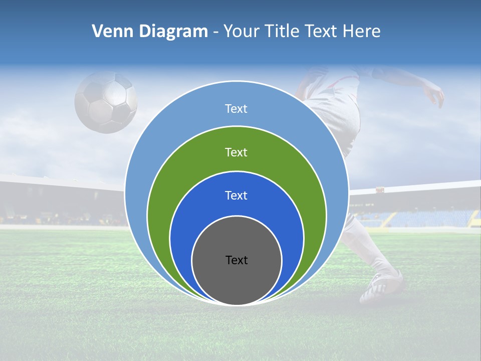 Football Stadium Field PowerPoint Template