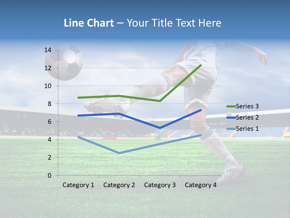 Football Stadium Field PowerPoint Template