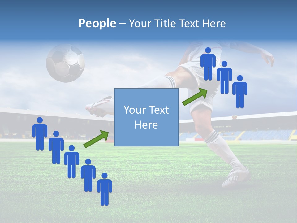 Football Stadium Field PowerPoint Template